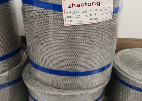 Tutto il cavo tricottato Mesh In Rolls Width di acciaio inossidabile del metallo 250mm per il filtro